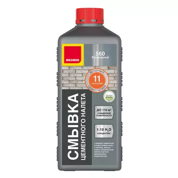 Средство для удаления цементного налета Neomid концентрат 1:10 1 л