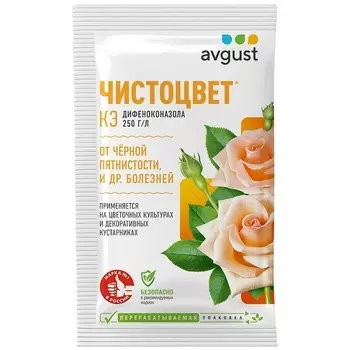 Средство для защиты цветочных культур от болезней Avgust Чистоцвет 2 мл