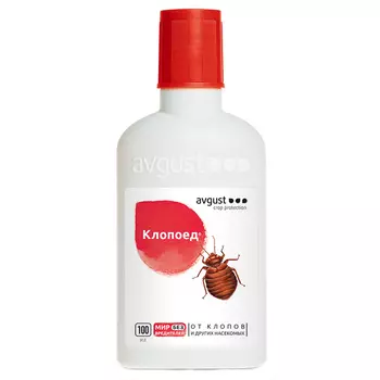 Средство для защиты от клопов и блох Avgust Клопоед 100 мл