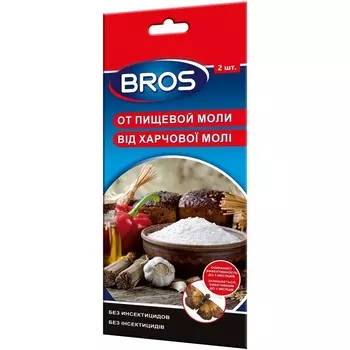 Средство для защиты от моли ловушка клеевая Bros (2 шт.)