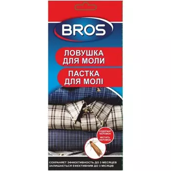 Средство для защиты от моли ловушка клеевая Bros