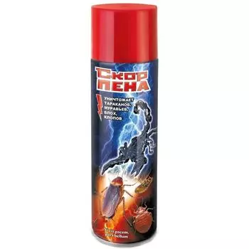Средство для защиты от нелетающих насекомых аэрозоль Ваше хозяйство СкорПена 600 мл