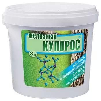 Средство для защиты растений от сорняков Ваше хозяйство Железный купорос 3 кг