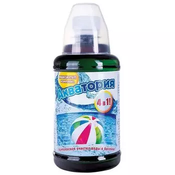 Средство комплексное для очистки воды Ваше хозяйство Макси-пул Комплекс 0,5 л