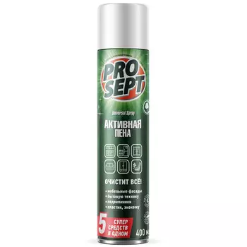 Средство Prosept Universal Spray чистящее Активная пена аэрозоль 400 мл