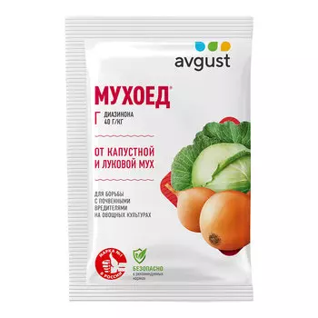 Средство защиты от капустной и луковой мух Avgust Мухоед 25 г