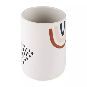 Стакан для ванной Moroshka Reflection настольный керамика белый (924-312-01)