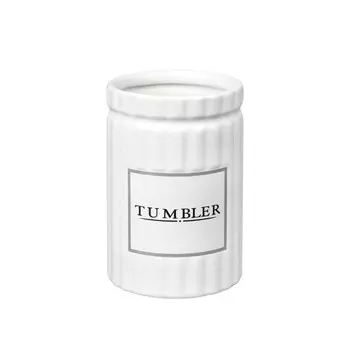 Стакан для ванной Zenfort Mona настольный керамика белый (106674)