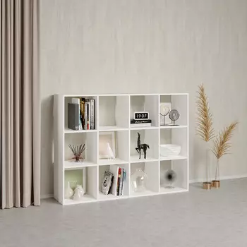 Стеллаж Кубо 1392х1049х317 мм белый