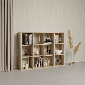 Стеллаж Кубо 1392х1049х317 мм дуб сонома