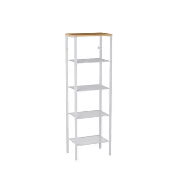 Стеллаж металлический 1465х470х300 мм белый ЗМИ Торонто 15