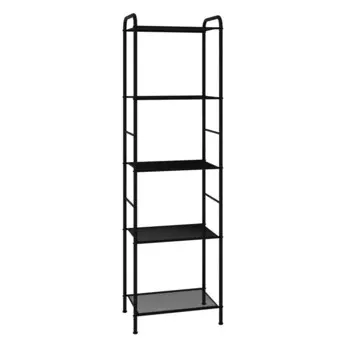 Стеллаж металлический 1555х455х300 мм черный ЗМИ Валенсия 15