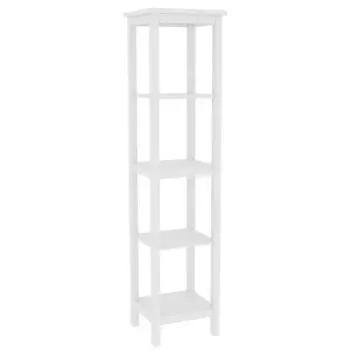 Стеллаж Шведский Стандарт Кантри 420х370х1720 мм 4 полки белый