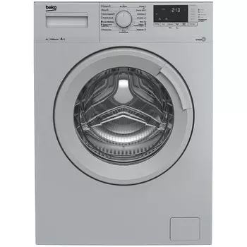 Стиральная машина Beko WSRE6512ZSS серебристая