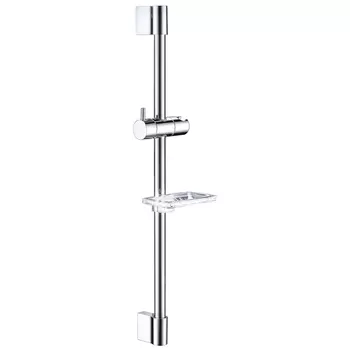 Стойка для душа WasserKraft A063 665 мм с мыльницей металл/пластик хром