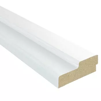 Стойка коробки Палитра/Сафари/Норд 70х26х2060 мм финишпленка белая (1 шт.)