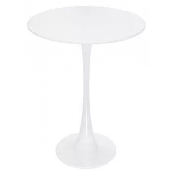 Стол кухонный круглый d0,9 м белый Tulip (11698)
