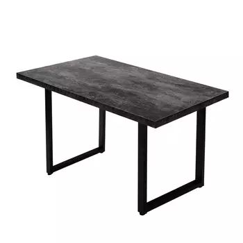 Стол кухонный прямоугольный 1,2х0,6 м бетон темный 9632 (53852)
