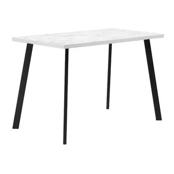 Стол кухонный прямоугольный 1,2х0,6 м сабия/черный Тринити Лофт