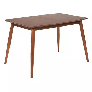 Стол кухонный раздвижной прямоугольный 1,2х0,8 м коричневый Pavillion (13981)