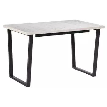 Стол кухонный раздвижной прямоугольный 1,2х0,74 м юта/черный Лота Лофт (489625)