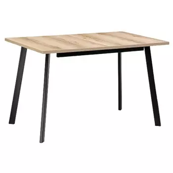 Стол кухонный раздвижной прямоугольный 1,2х0,75 м дуб делано светлый Колон Лофт