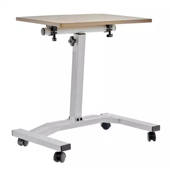 Стол многофункциональный на колесах 48х40 см светлое дерево Ролет