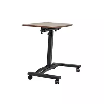 Стол многофункциональный на колесах 48х40 см темное дерево Ролет