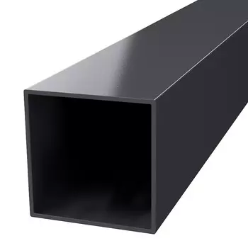 Столб для забора 60х60х2 мм 3,5 м серый RAL 7024