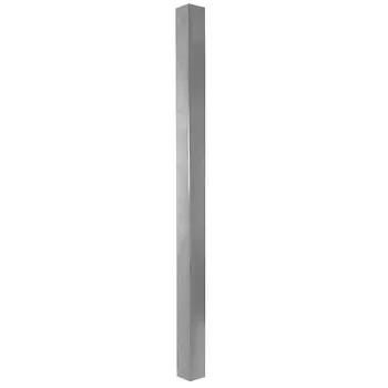 Столб для забора 60х60х2 мм 3 м светло-серый RAL 7004
