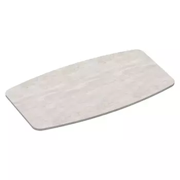 Столешница бочкообразная для обеденного стола 1,2х0,9 м бетонный камень