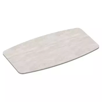 Столешница бочкообразная для обеденного стола 1х0,9 м бетонный камень