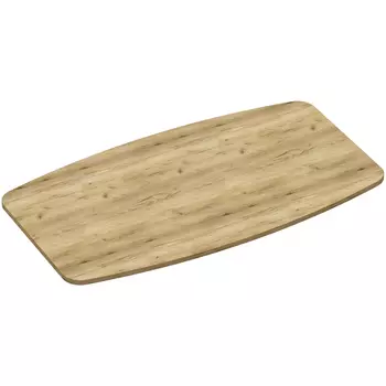 Столешница бочкообразная для обеденного стола 2х0,9 м дуб золотой