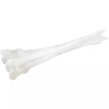 Стяжка кабельная Duwi 100x3,6 мм под винт нейлоновая белая (10 шт.) (30294 0)