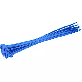 Стяжка кабельная Duwi 150x2,5 мм нейлоновая синяя (25 шт.) (30227 8)