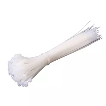 Стяжка кабельная Duwi 150x2,5 мм нейлоновая белая (100 шт.) (30259 9)