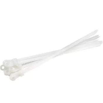 Стяжка кабельная Duwi 150x3,6 мм под винт нейлоновая белая (10 шт.) (30296 4)