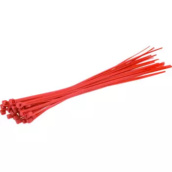 Стяжка кабельная Duwi 250x3,6 мм нейлоновая красная (25 шт.) (30238 4)