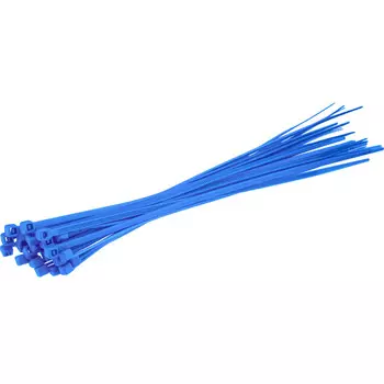 Стяжка кабельная Duwi 300x4,8 мм нейлоновая синяя (25 шт.) (30245 2)