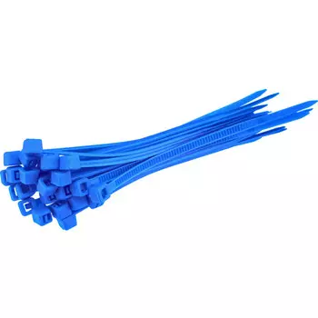 Стяжка кабельная Duwi 80x2,5 мм нейлоновая синяя (25 шт.) (30215 5)