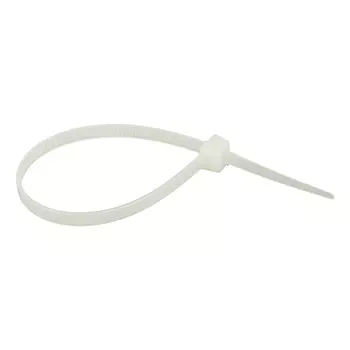 Стяжка кабельная EKF Basic 180х4,8 мм нейлоновая белая (100 шт.) (plc-c-4.8x180)