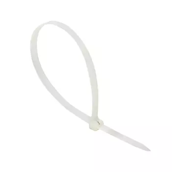 Стяжка кабельная EKF PROxima plc-fl-ctsbw-8x300 300х8 мм полиамидная белая (100 шт.)