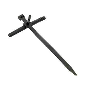Стяжка кабельная EKF PROxima 150х7 мм с дюбелем полиамидная черная (50 шт.) (plc-nst-7.2x150b)