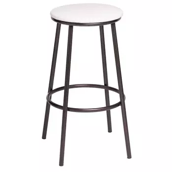 Стул барный Drezegomad белый (453995)