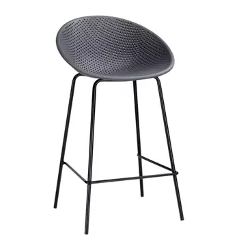 Стул барный Zeta серый (15702)