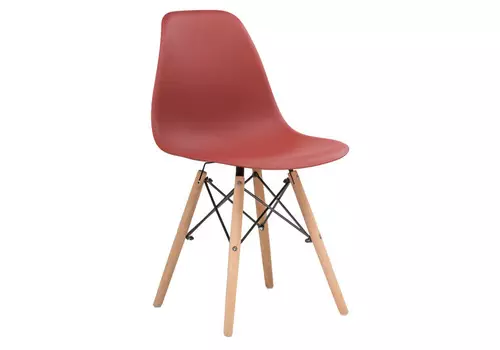 Стул Eames PC-015 бордовый (11896)