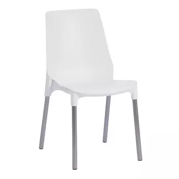 Стул Genius белый/серый (19663)