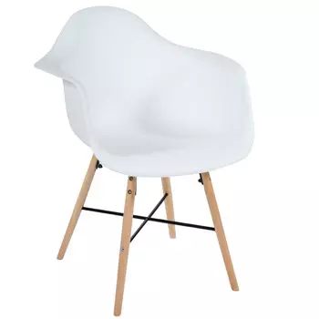 Стул-кресло Cindy белое (19047)