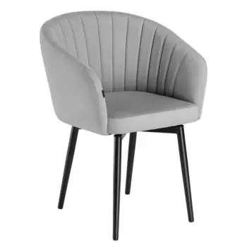 Стул-кресло крутящийся Моншау светло-серый (462148)