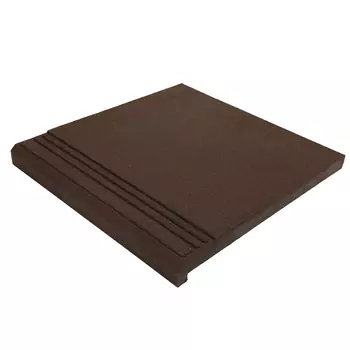 Ступень Берлин 340х325х23 мм шоколад полимерпесчаная WeEco